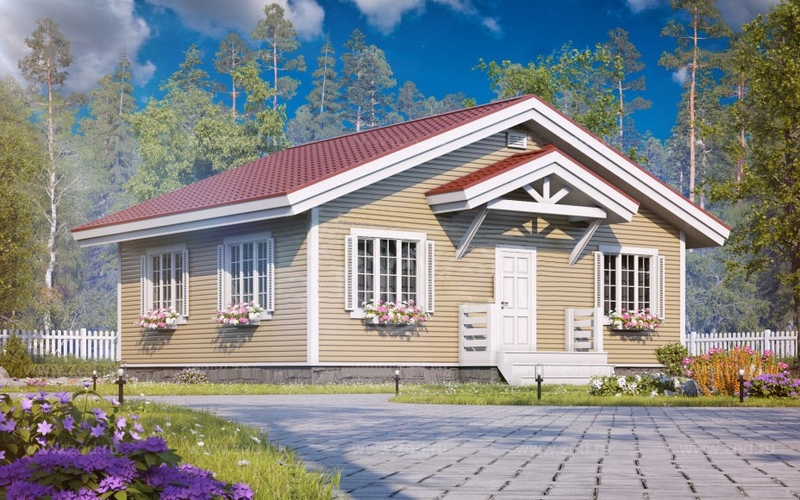 Каркасно-щитовой дом из СИП-панелей «Валдай»